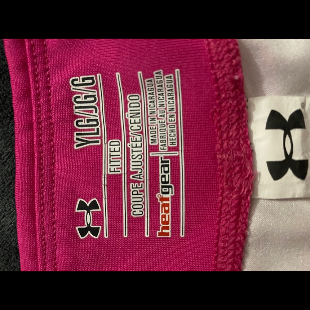 Pink Under Armor Capri Leggings